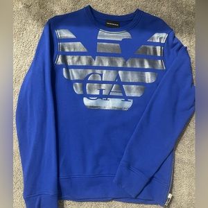 NWOT Emporio Armani Men’s Sweatshirt with side zippers detail